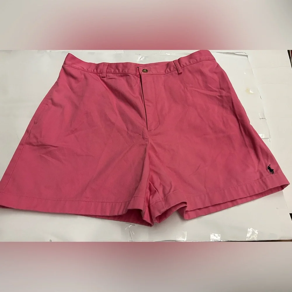 New Ralph Lauren Sport Pink Shorts size 14 100% Cotton Summer - Picture 1 of 16